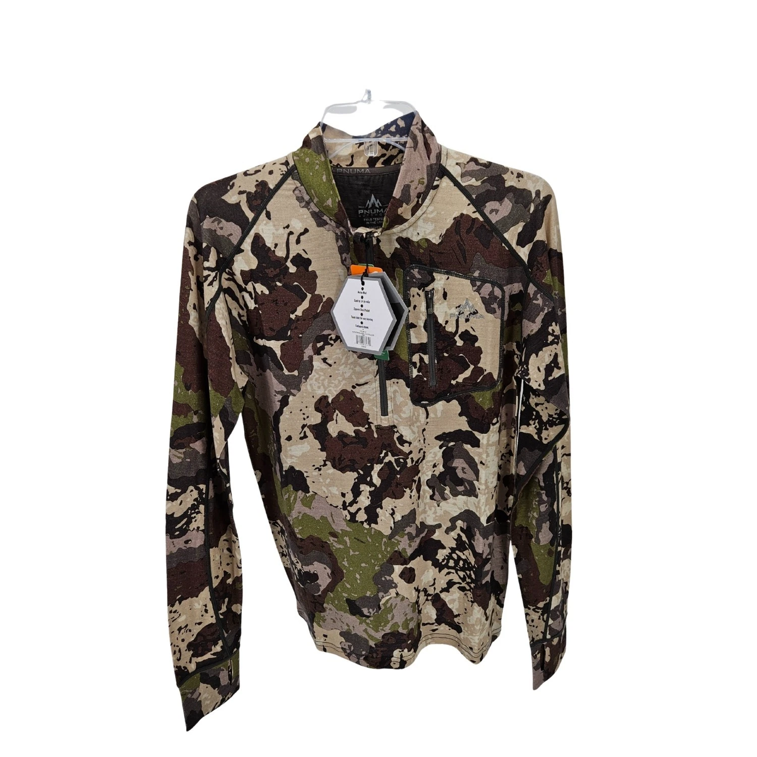 Pnuma Men's Merino Quarter Zip Base Layer