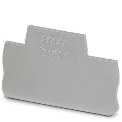 4 St. Phoenix Contact D-STTB 2,5  3030459  Abschlussdeckel  Farbe grau,
