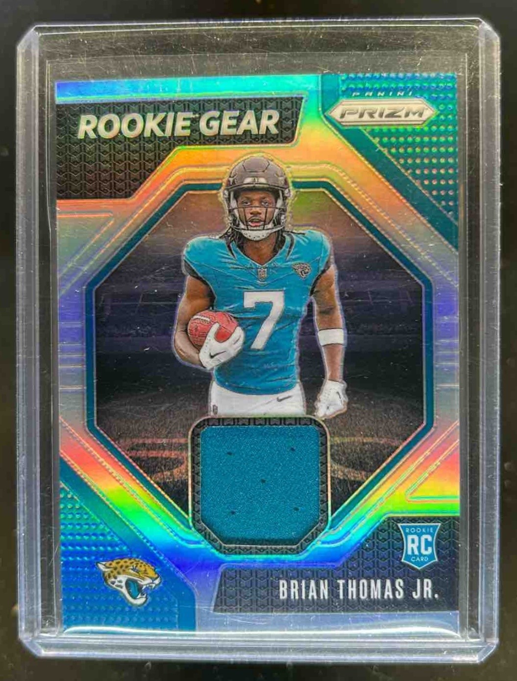 2024 Prizm Brian Thomas Jr. Rookie Gear RC Jersey #RG-BTJ Jaguars