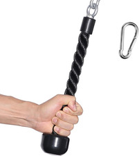 Tricep Rope 27  36 inches 2 Colors Fitness Attachment Cable Machine Pulldown...