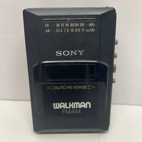 Sony Walkman WM-AF48 Cassette Player AM/FM Radio *New Belts* * Works* *Cleaned*
