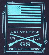 Mens EUC GRUNT STYLE Digital Warfare Graphic L/S T Shirt size XL