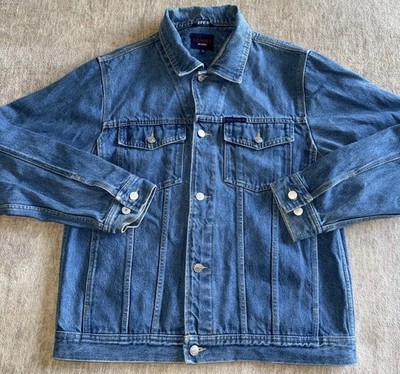 Men s Vintage 1990s Era Tommy Hilfiger Tommy Jeans Denim Jacket Size M
