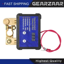 Kill Switch for Car 12V 240A Remote Battery Disconnect Switch with Led Voltag...