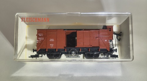Fleischmann Neu 5355 H0 gedeckter Güterwagen der DRG (DC) In OVP Sammlerstück | Condition: Neu