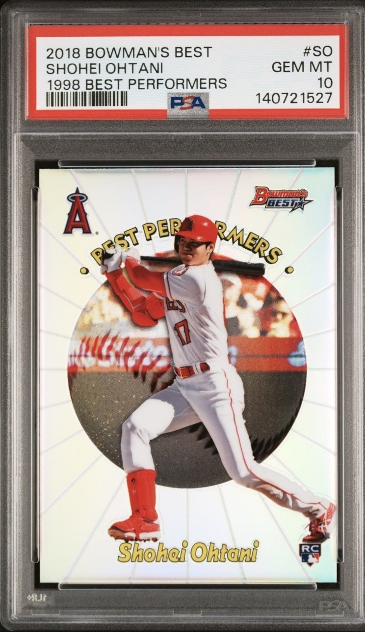 大谷翔平 2018 Bowman's Best 1998 Performers Shohei Ohtani 2018 Bowman's Best #98BP-SO 1998 Best Performers