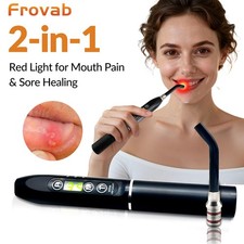 Rechargeable Red Light Oral Care Device For Mouth Ulcer  Gum Inflammation