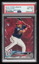 2018 Topps Update Mother's Day Hot Pink 41/50 Juan Soto #US300 PSA 8 8mh