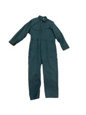 Vintage Montgomery Ward Mechanics Overalls Coveralls Army green 44R Read