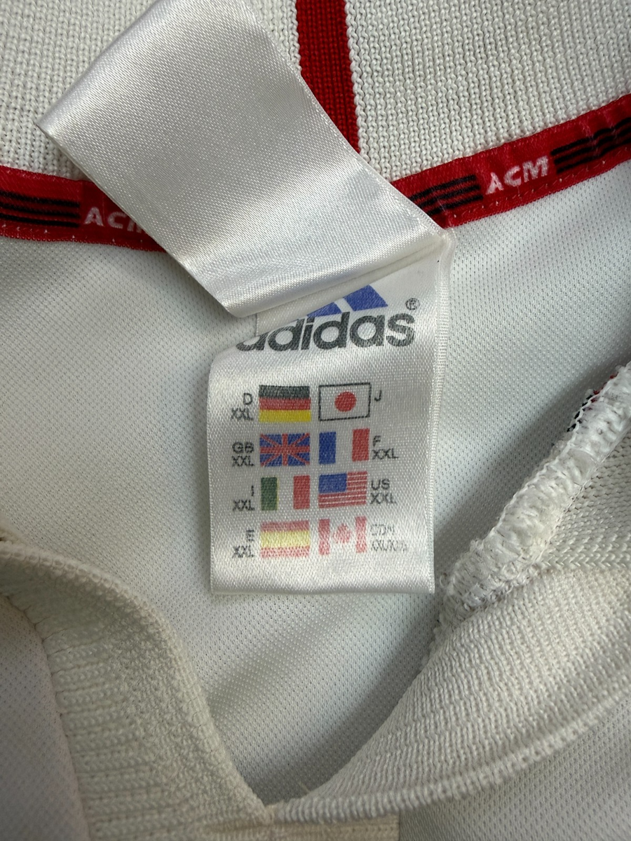 AC MILAN 2001 2002 AWAY SHIRT FOOTBALL SOCCER JERSEY ADIDAS MENS