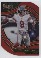 2020 Panini Select Field Level Red Prizm Die-Cut Daniel Jones #322 1r13