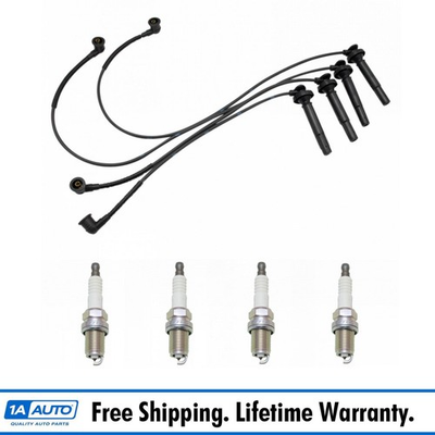 #ad NGK Engine Spark Plugs amp; TRQ Ignition Wire Set Kit for Subaru Forester Impreza $76.95