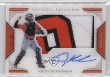 2020 National Treasures Clearly Jumbo Signatures 2/10 Adley Rutschman Auto