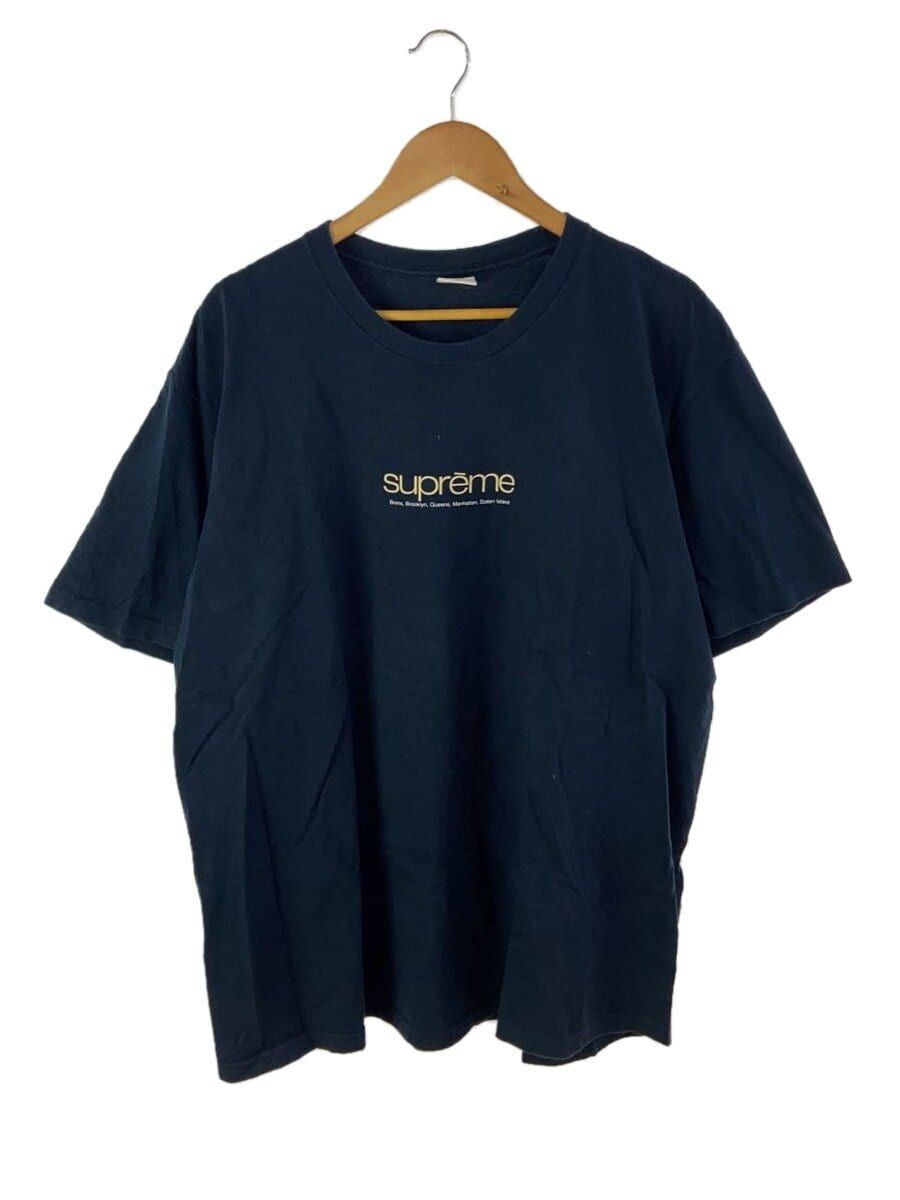 Supreme T Shirt 20SS Shop Tee New York City XL Cotton Navy