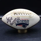 Steve Grogan Signed Mini White Panel Football Patriots Auto Autograph ZJ22640