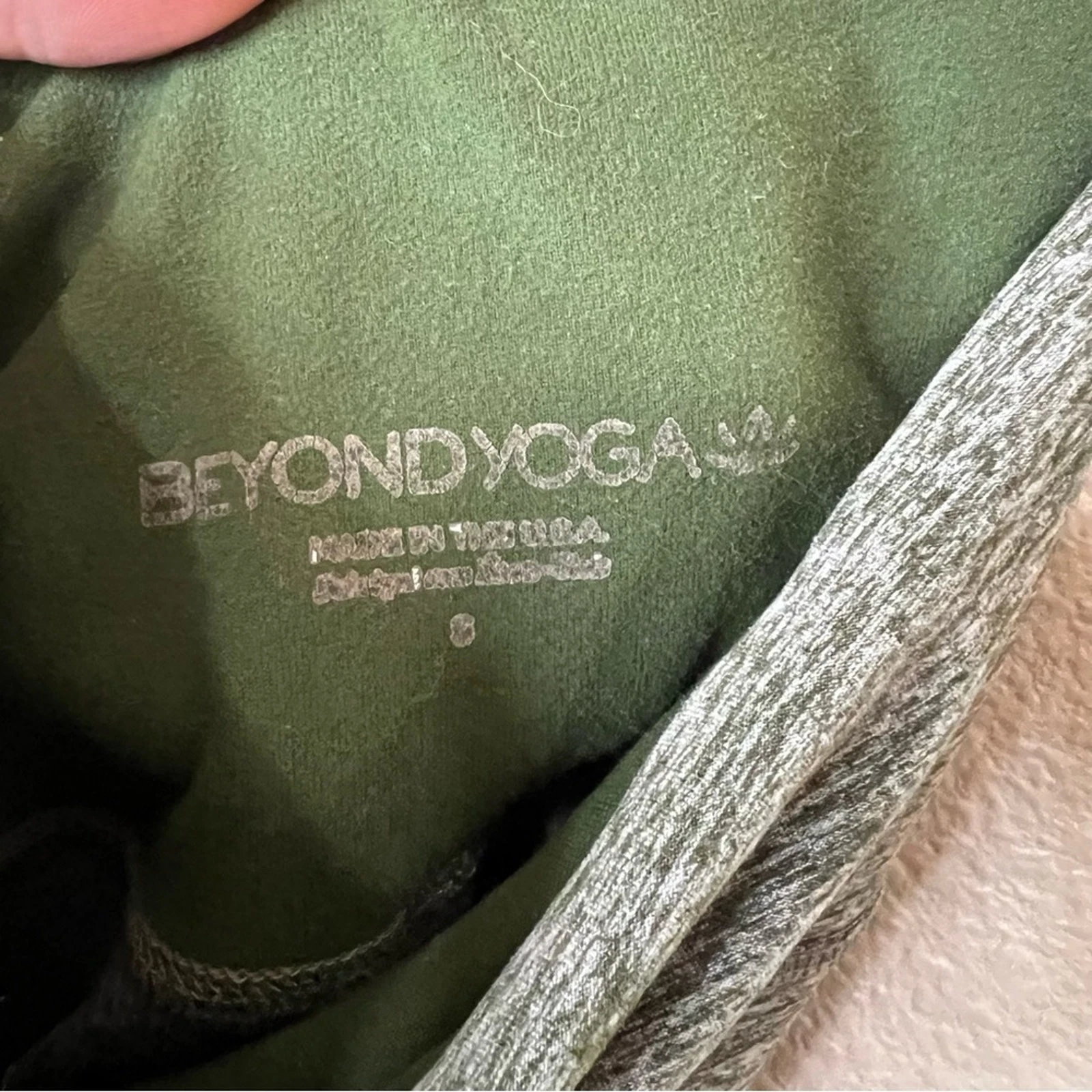 beyond-yoga spacedye tri-panel pink heathered high rise leggings