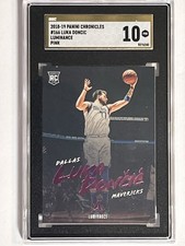 POP 1 2018 Panini Chronicles Doncic ROOKIE RC #166 SGC 10 PRISTINE GOLD LABEL SP