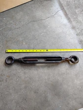 Vintage Large Heavy Duty Turnbuckle 18" - 30"  13/16" shaft