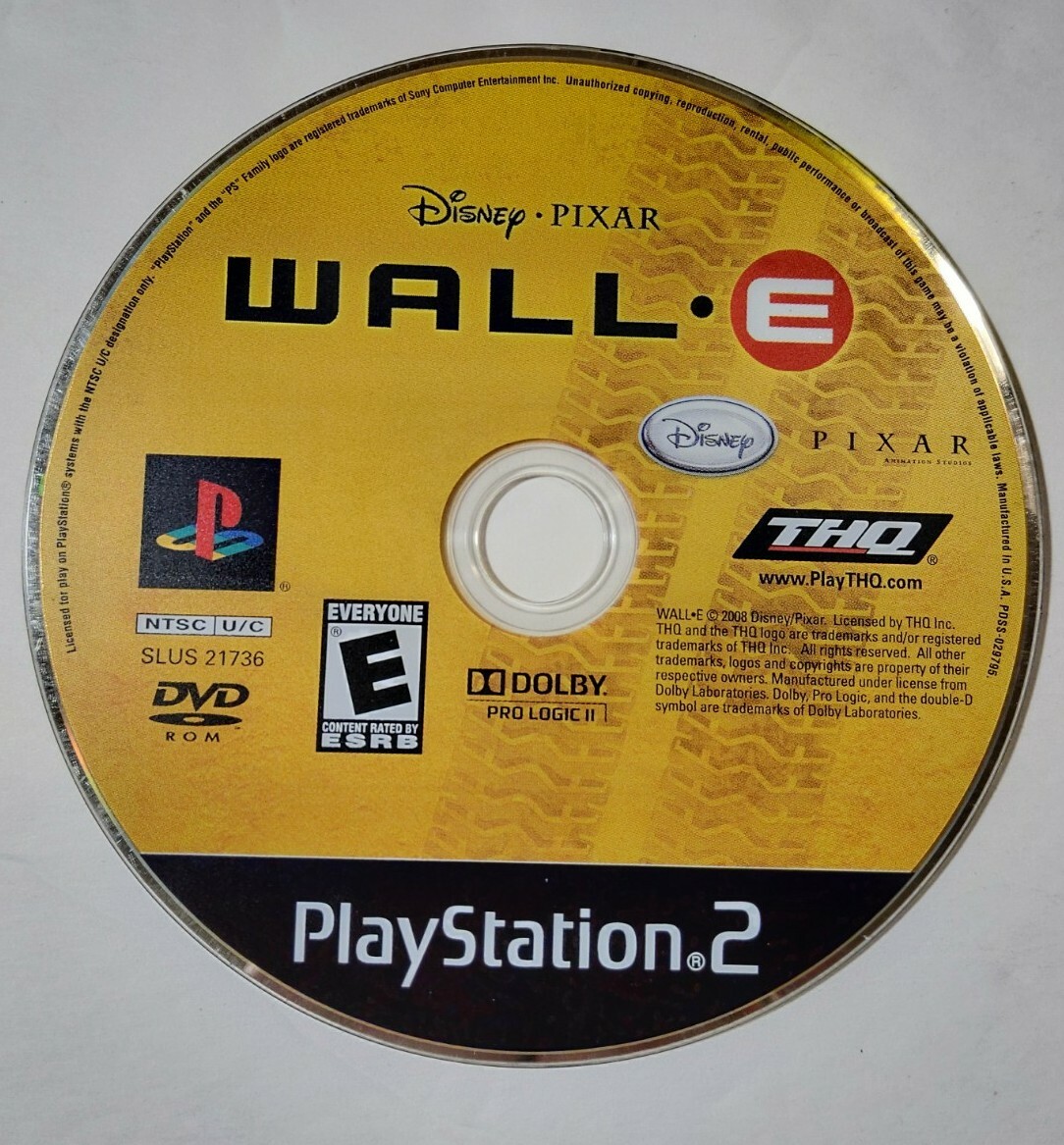 Disney Pixar Wall-E For PlayStation 2 PS2 Game (DISC ONLY) | eBay