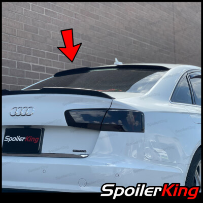 SpoilerKing Rear Window Spoiler w/center cut (Fits Audi A6 / S6 2012-2018) 284RC