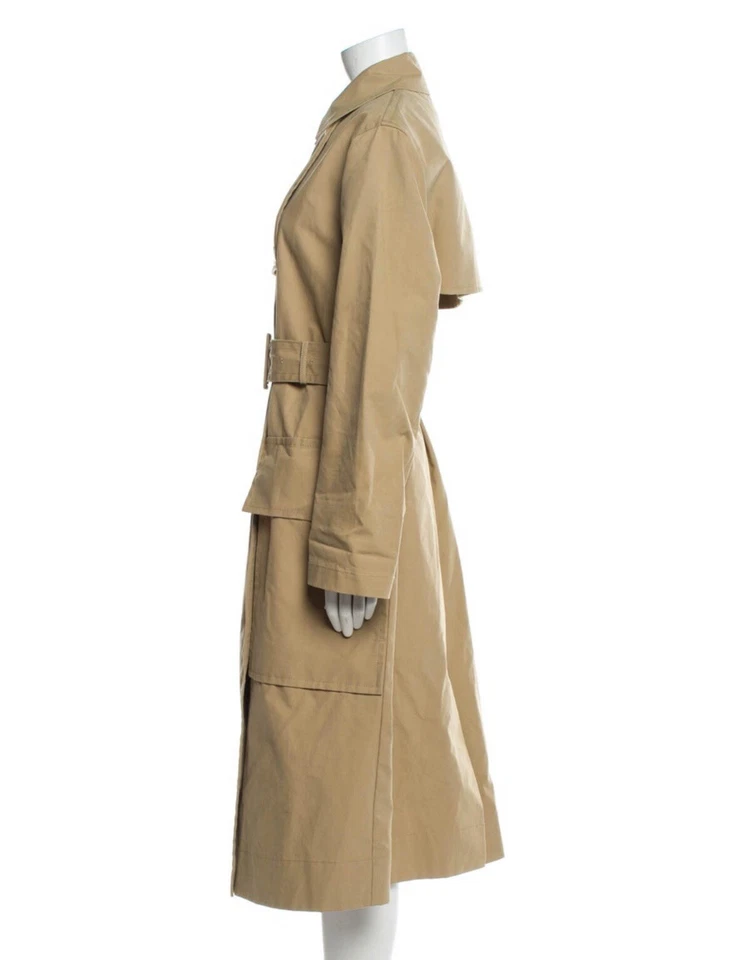 Trench coat Joseph bronzeado bolsos grandes - Imagem 2 de 3
