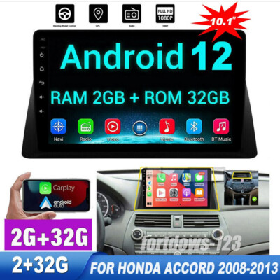AUTO APPLE CARPLAY CAR STEREO GPS NAVI RADIO FOR HONDA ACCORD 2008-2012 ANDROID