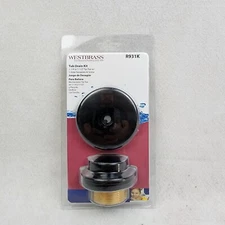 Westbrass Tub Drain Kit R931K-62 Matte Black  1-Hole Face Plate & Screw