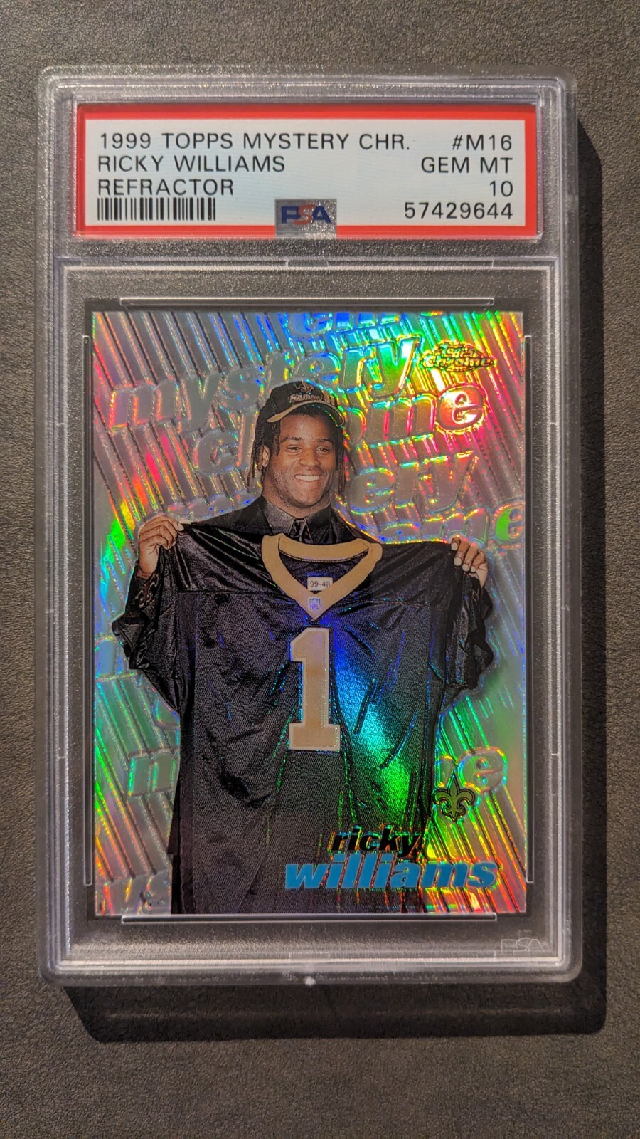 Ricky Williams Topps Mystery Chrome #M16 Refractor