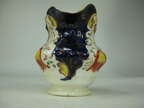 Early 19th Century Gaudy Welsh Creamer Old Repair - Picture 4 of 16