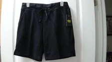 #140 NEW Womens Athletic Works Walking Bermuda Commuter Shorts Small (4-6) Black
