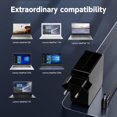 65W Chargeur Ordinateur pour Lenovo ideapad 3 5 330 330S 320 320S 310 100 110 - Zdjęcie 4 z 7