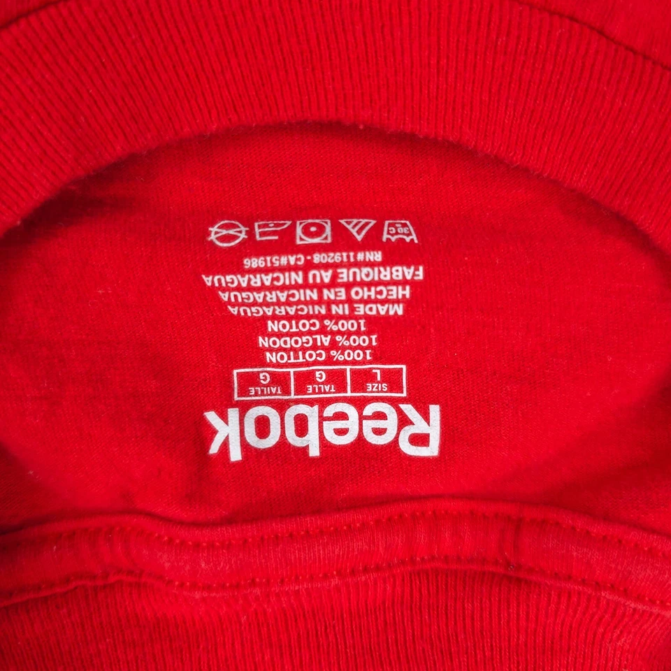 Camisa Minnesota Wild Para Hombres Grande Roja Ryan Suter 20 Logo Gráfico NHL Hockey Reebok Foto 4 de 4