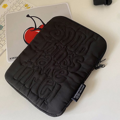 Embroidery Pattern Cute Shockproof Laptop Sleeve Case Bag 11 13 14 Inch - Afbeelding 3 van 18
