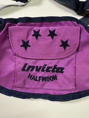 Vintage Originale Marsupio Invicta Halfmoon Nuovo Etichetta Anni