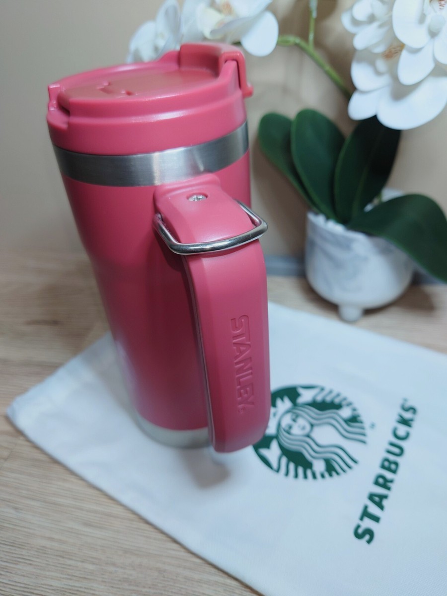 STARBUCKS STANLEY TUMBLER DUSTY ROSE PINK 16OZ STAINLESS