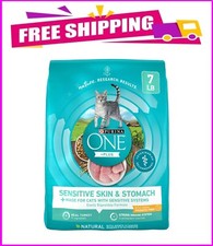Purina ONE Sensitive Stomach, Sensitive Skin, Natural Dry Cat Food,