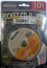 Memorex 10 Pack Pocket CD-R 185 MB 21 Min - Computers - Cameras - MP3 Players