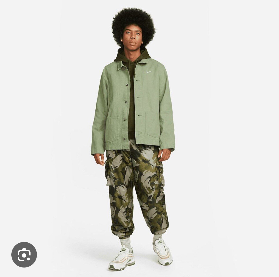 特価❤️ NIKE / LIFE UNLINED CHORE COAT/ XL New M Nike Life Unlined Chore Coat Jacket Oil Green Workwear