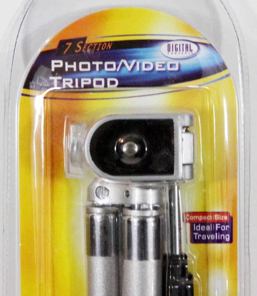 Photo/Video Tripod 7 Position Travel Size 2 Way Pan Head Extends to 41" New - Image 2 of 4