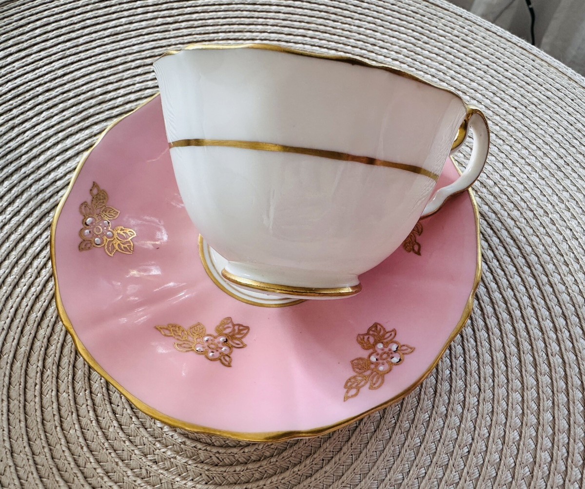 Vintage ROYAL ADDERLEY Bone China made in England Cup and Saucer