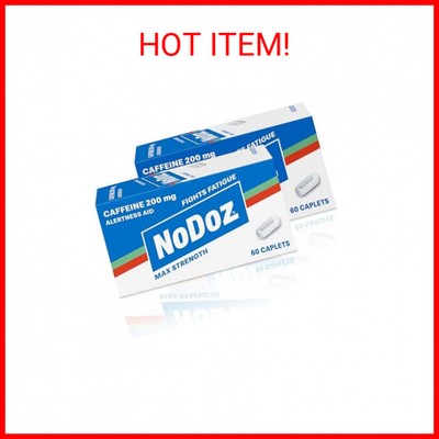 NoDoz 200mg Caffeine Pills Maximum Strength, 120 Caplets total