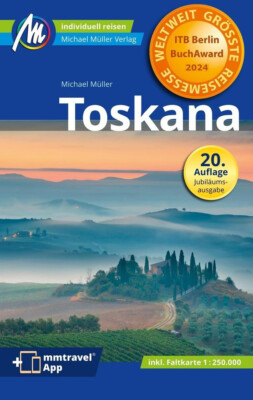 Reiseführer Toscana Toskana 2023/24+ LANDKARTE, MICHAEL MÜLLER VERLAG, UNGELESEN