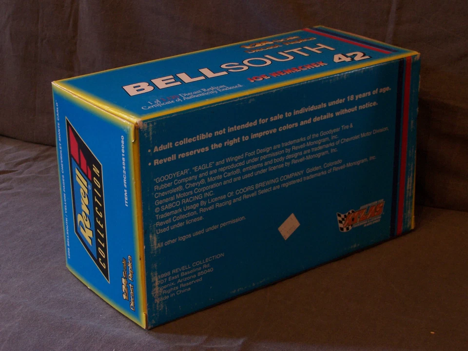 Colección Revell 1998 Bellsouth Páginas Amarillas Monte Carlo Joe Nemechek 1:24 Foto 4 de 4