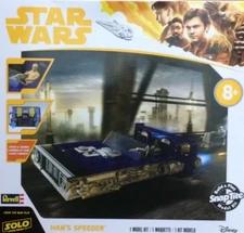 NIB Revell Star Wars Solo Model Kit Sound & Light Up 1/28 Han's Speeder toy