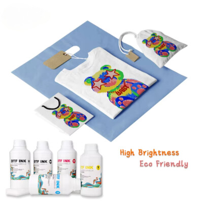 5color/set DTF Textile Ink for Epson XP600 L805 i3200 L1800 4720 DTF Printer 