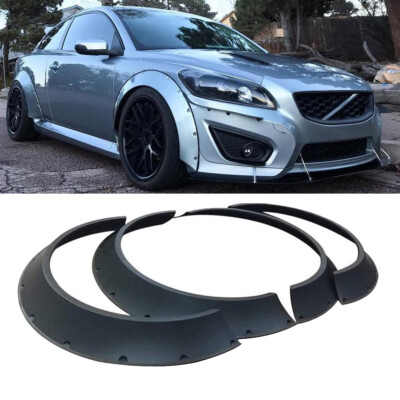 For Volvo C30 C40 C60 Fender Flares Wide Body Kit Wheel Arches Protector Cover