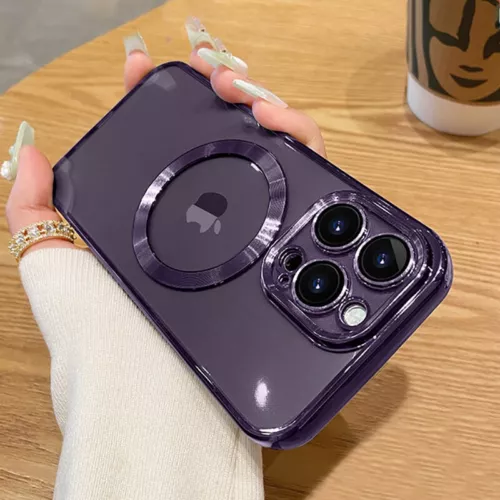Etui na Apple iPhone 16 15 14 13 12 Pro Max odporne na wstrząsy magnetyczne silikonowe etui - Zdjęcie 21 z 30