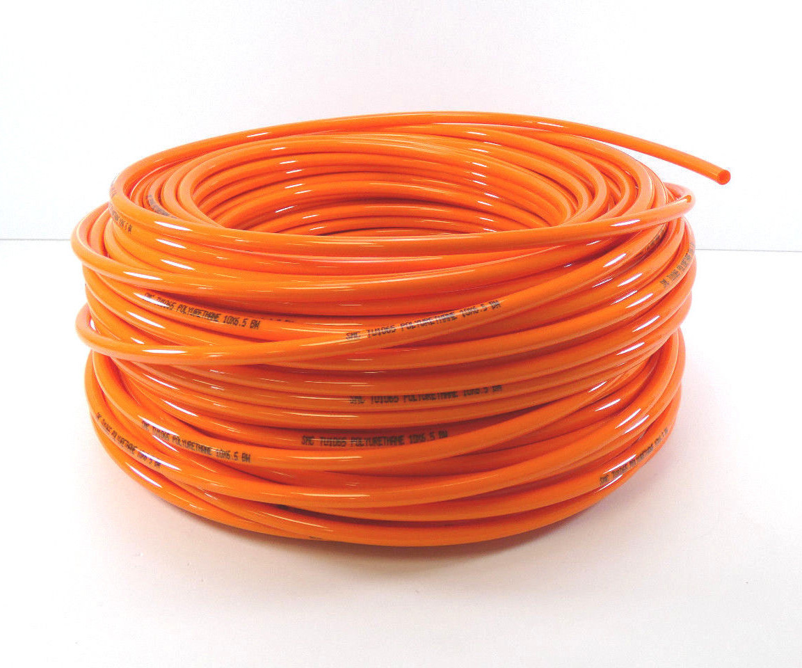 100m SMC TU1065YR-100 Polyurethane Hose | Orange | Year of Manufacture 1998