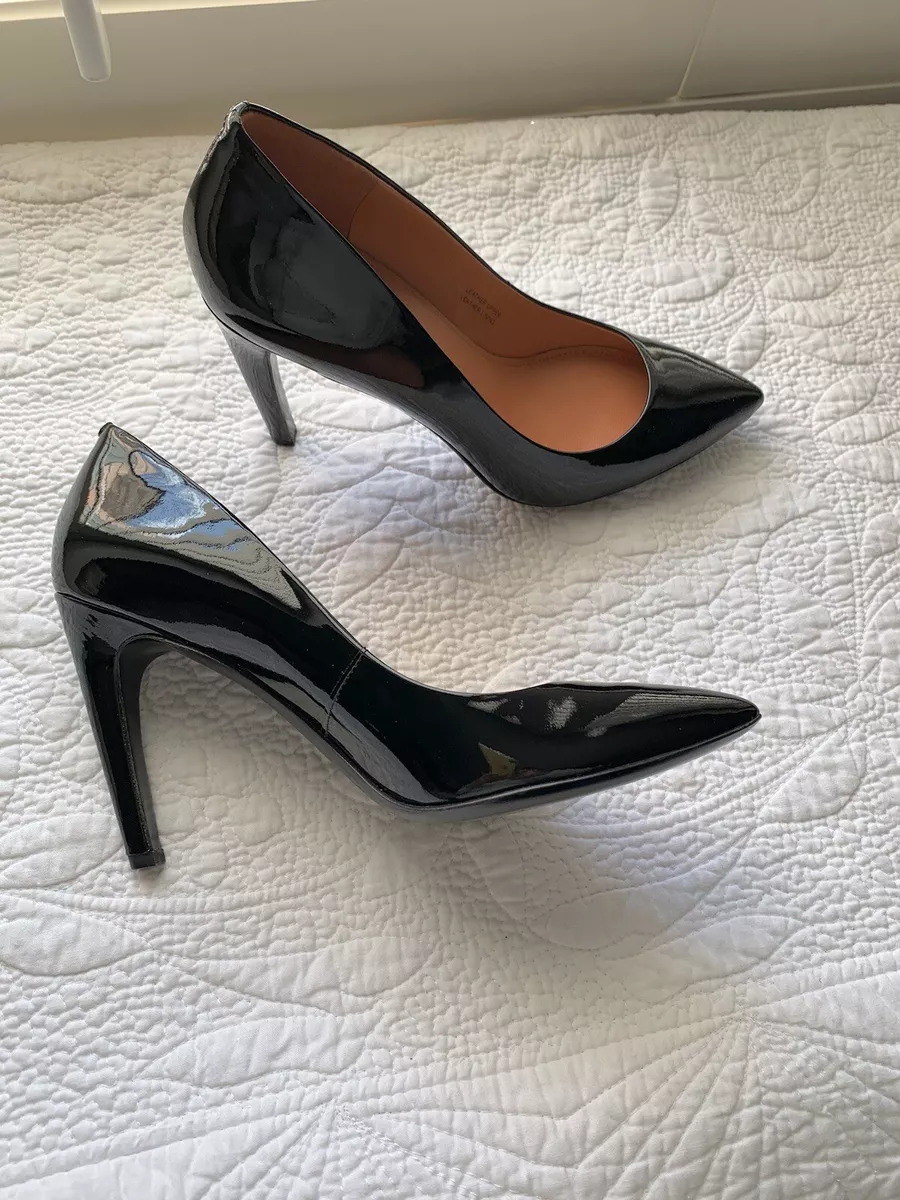 Via spiga patent leather pumps hotsell