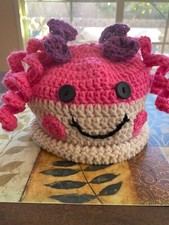 Handcrafted knitted beanies for girl' toddlers